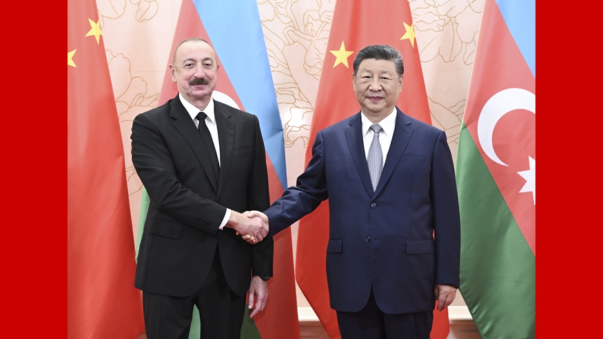 Си Цзиньпин встретился с президентом Азербайджана