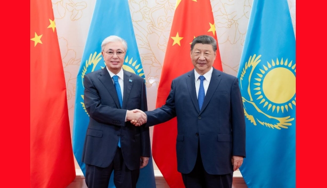 Си Цзиньпин встретился с президентом Казахстана